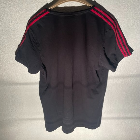 2000s Adidas Manchester United Ringer Tee - Picture 7 of 13
